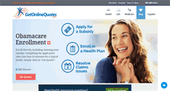 Desktop Screenshot of getonlinequotes.com